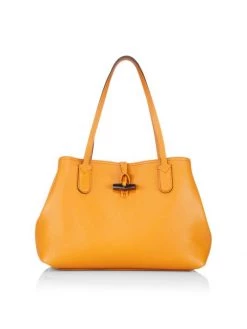 Longchamp Medium Roseau Essential Leather Tote