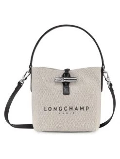 Longchamp Roseau Logo Bucket Bag