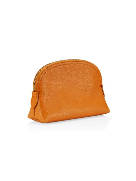 Longchamp Small Le Foulonné Leather Cosmetic Case 5 Longchamp Small Le Foulonné Leather Cosmetic Case - Image 3
