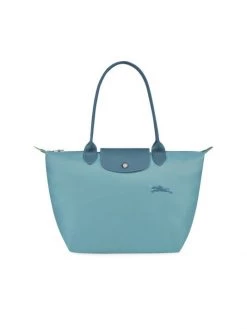 Longchamp Small Le Pliage Green Shoulder Tote