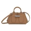 Longchamp XS Roseau Leather Top Handle Bag Natural -Longchamp Sales Shop unnamed file 3