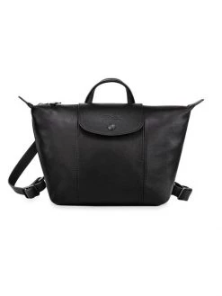 Longchamp Le Pliage Cuir Backpack