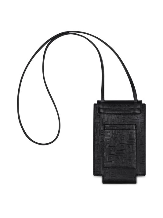 Longchamp Le Pliage Cuir LGP Phone Case-On-Strap 5 Longchamp Le Pliage Cuir LGP Phone Case-On-Strap - Image 3