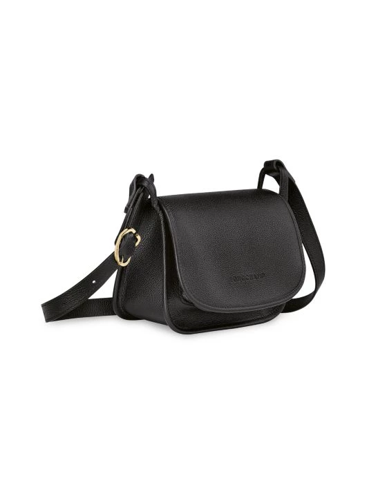 Longchamp Small Le Foulonné Leather Saddle Bag Caramel 4 Longchamp Small Le Foulonné Leather Saddle Bag Caramel - Image 2