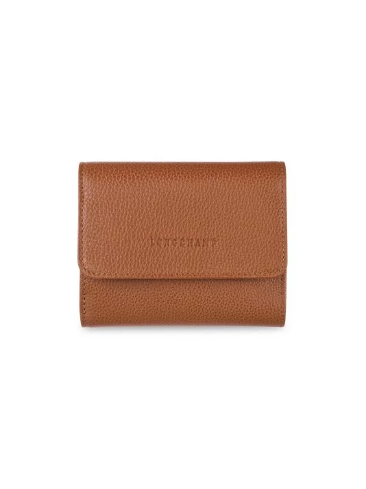 Longchamp Le Foulonné Leather Wallet Caramel 6 Longchamp Le Foulonné Leather Wallet Caramel - Image 4