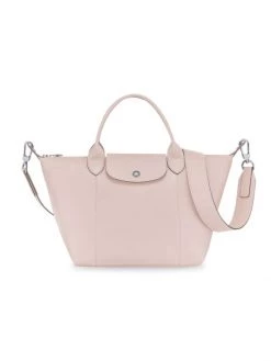 Longchamp Le Pliage Cuir Small Handbag With Strap