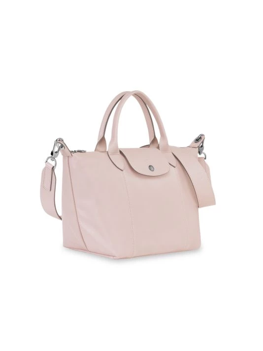 Longchamp Le Pliage Cuir Small Handbag With Strap 4 Longchamp Le Pliage Cuir Small Handbag With Strap - Image 2
