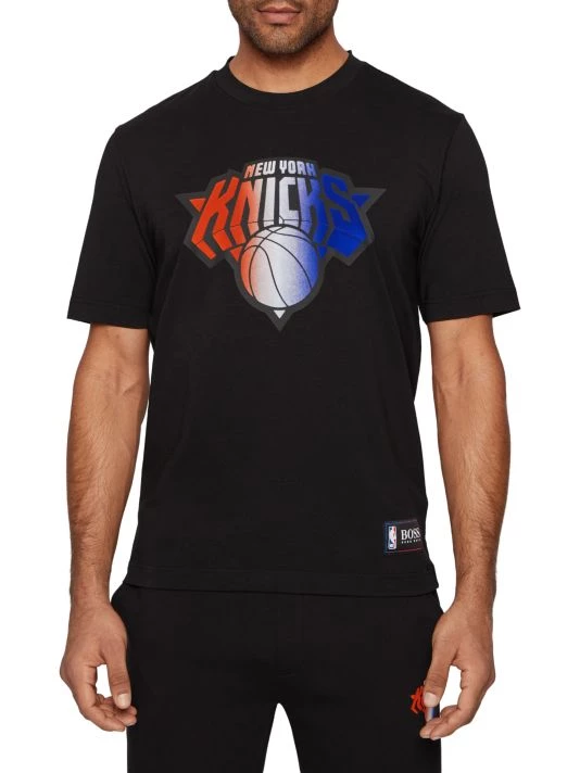 BOSS X NBA Knicks Logo Jersey T-Shirt For Men 5 BOSS X NBA Knicks Logo Jersey T-Shirt For Men - Image 3