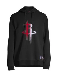 BOSS X NBA Rockets Logo Hooded Sweatshirt For Men