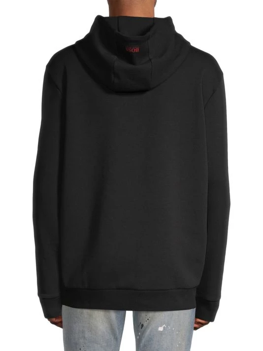 BOSS X NBA Rockets Logo Hooded Sweatshirt For Men 7 BOSS X NBA Rockets Logo Hooded Sweatshirt For Men - Image 5