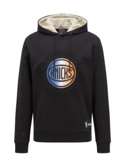 BOSS X NBA Knicks Logo Bounce Hoodie Sweatshirt For Men