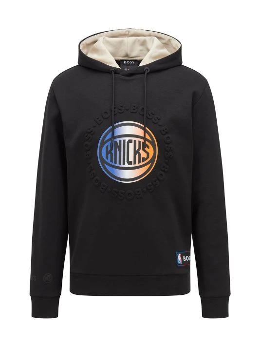 BOSS X NBA Knicks Logo Bounce Hoodie Sweatshirt For Men 3 BOSS X NBA Knicks Logo Bounce Hoodie Sweatshirt For Men