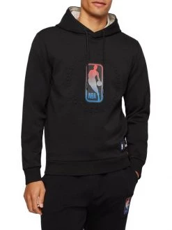 BOSS X NBA NBA Logo Bounce Hoodie Sweatshirt For Men -Longchamp Sales Shop unnamed file 473