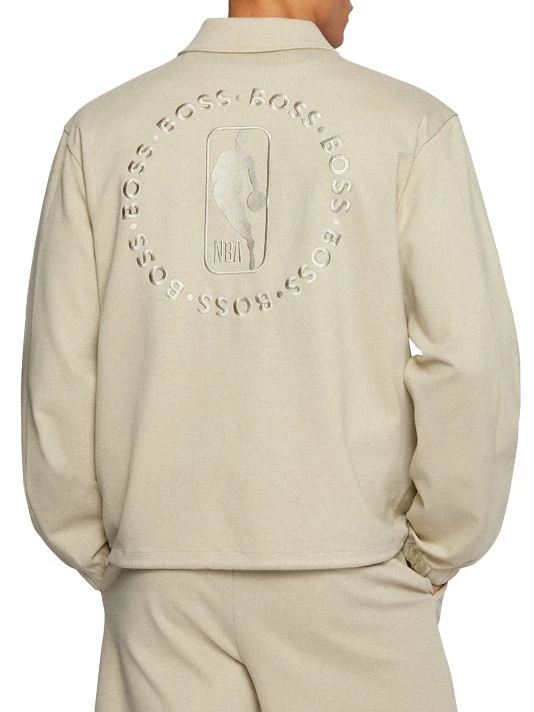 BOSS X NBA Soran Coaches Jacket For Men 6 BOSS X NBA Soran Coaches Jacket For Men - Image 4