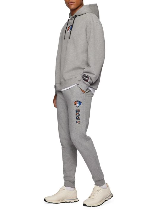 BOSS X NBA Knicks Basketball Team Hoodie Sweatshirt For Men 4 BOSS X NBA Knicks Basketball Team Hoodie Sweatshirt For Men - Image 2