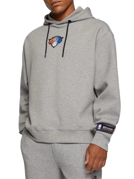 BOSS X NBA Knicks Basketball Team Hoodie Sweatshirt For Men 5 BOSS X NBA Knicks Basketball Team Hoodie Sweatshirt For Men - Image 3