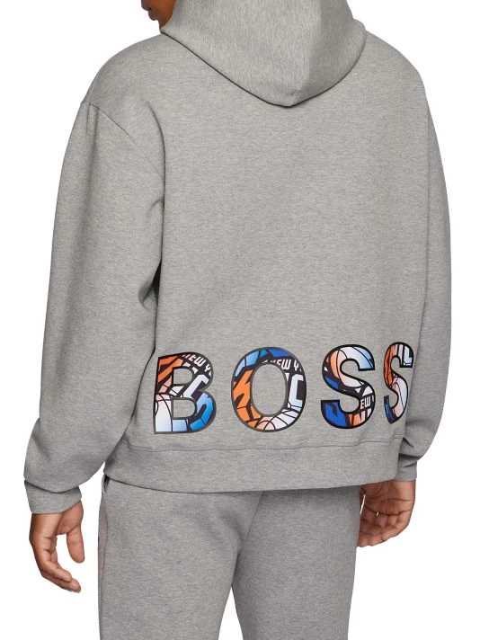 BOSS X NBA Knicks Basketball Team Hoodie Sweatshirt For Men 6 BOSS X NBA Knicks Basketball Team Hoodie Sweatshirt For Men - Image 4