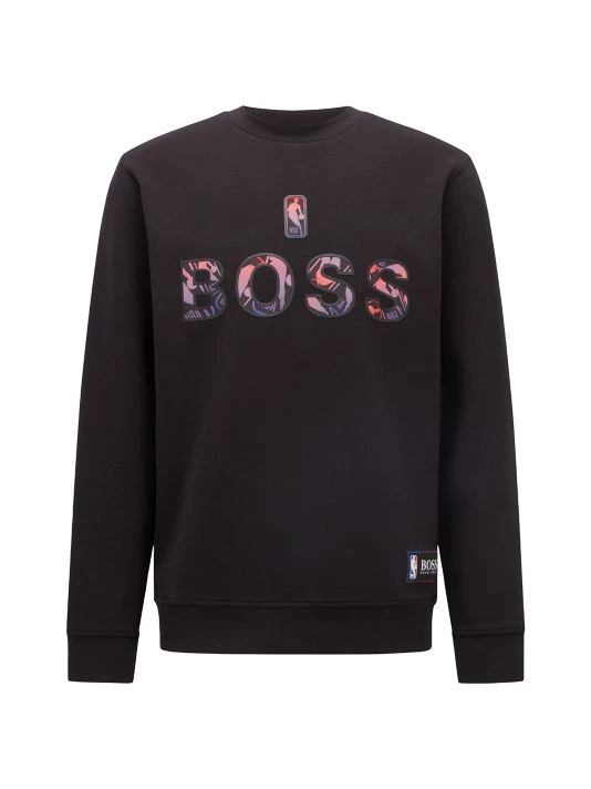 BOSS X NBA NBA Windmill Crewneck Sweatshirt For Men 3 BOSS X NBA NBA Windmill Crewneck Sweatshirt For Men