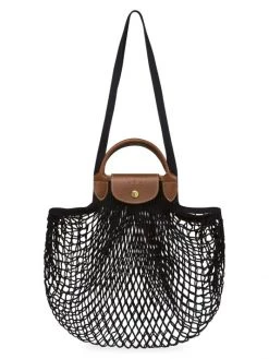 Longchamp Le Pliage Filet Knit Bag