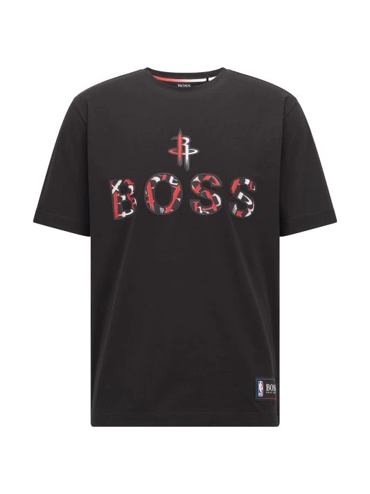 BOSS X NBA Rockets Basketball Team T-Shirt For Men 3 BOSS X NBA Rockets Basketball Team T-Shirt For Men