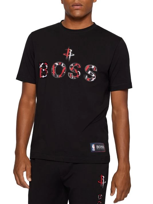 BOSS X NBA Rockets Basketball Team T-Shirt For Men 5 BOSS X NBA Rockets Basketball Team T-Shirt For Men - Image 3