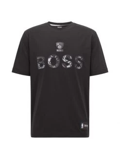 BOSS X NBA Nets Basketball Team T-Shirt For Men
