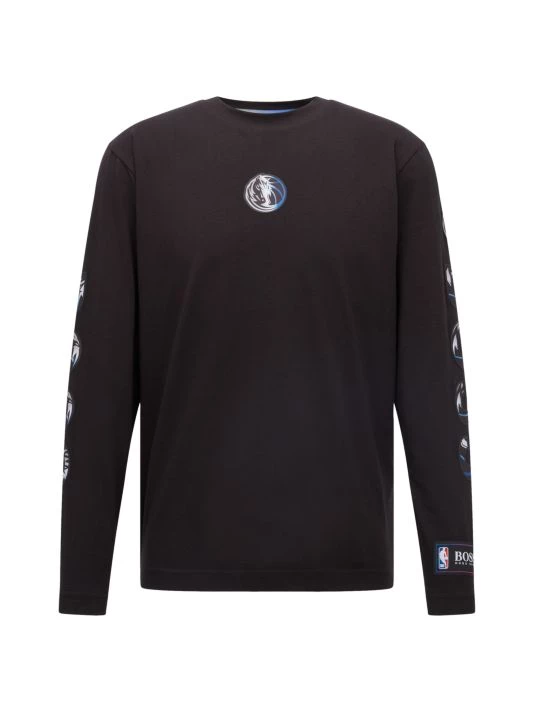 BOSS X NBA Dallas Mavericks® Long-Sleeve T-Shirt For Men 3 BOSS X NBA Dallas Mavericks® Long-Sleeve T-Shirt For Men
