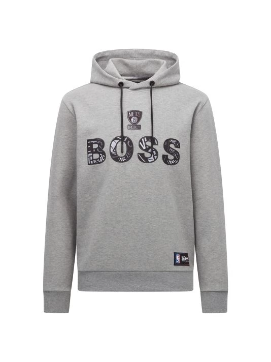 BOSS X NBA Nets Basketball Team Hoodie Sweatshirt For Men 3 BOSS X NBA Nets Basketball Team Hoodie Sweatshirt For Men