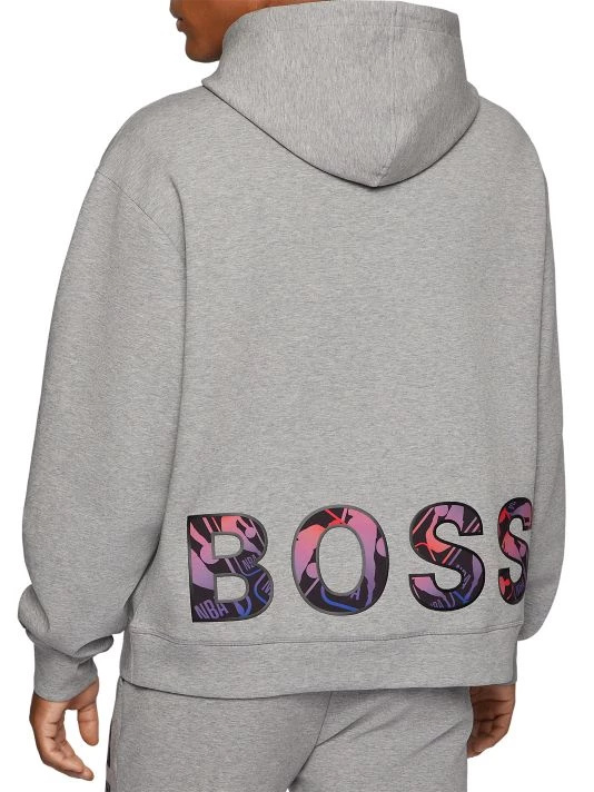 BOSS X NBA NBA Logo Hoodie Sweatshirt For Men 6 BOSS X NBA NBA Logo Hoodie Sweatshirt For Men - Image 4
