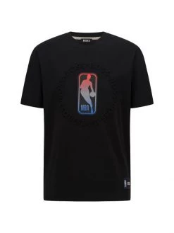 BOSS X NBA NBA Logo Cotton-Blend T-Shirt For Men