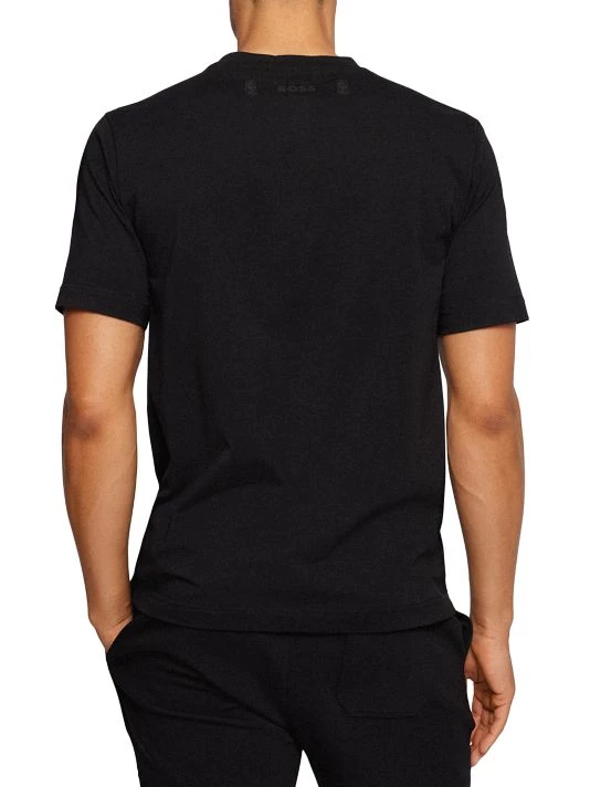 BOSS X NBA NBA Logo Cotton-Blend T-Shirt For Men 6 BOSS X NBA NBA Logo Cotton-Blend T-Shirt For Men - Image 4
