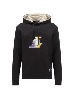 BOSS X NBA Lakers Logo Bounce Hoodie Sweatshirt For Men