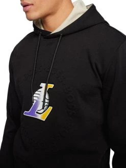 BOSS X NBA Lakers Logo Bounce Hoodie Sweatshirt For Men -Longchamp Sales Shop unnamed file 673