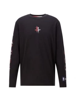 BOSS X NBA Rockets Basketball Team 360 Long-Sleeve Shirt For Men