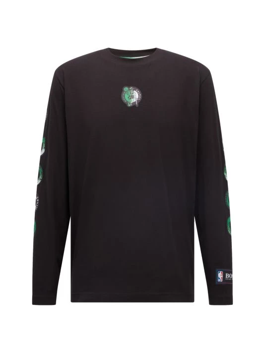 BOSS X NBA Boston Celtics® Long-Sleeve T-Shirt For Men 3 BOSS X NBA Boston Celtics® Long-Sleeve T-Shirt For Men