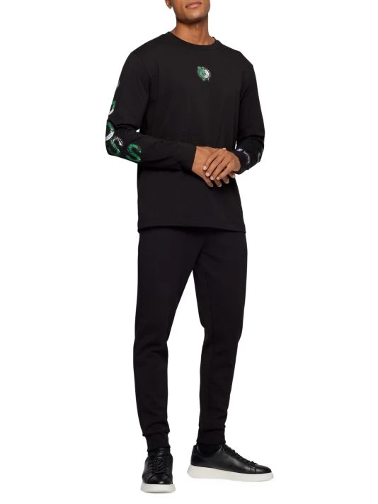 BOSS X NBA Boston Celtics® Long-Sleeve T-Shirt For Men 4 BOSS X NBA Boston Celtics® Long-Sleeve T-Shirt For Men - Image 2
