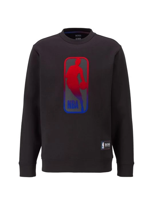 BOSS X NBA NBA Logo Sweatshirt For Men 3 BOSS X NBA NBA Logo Sweatshirt For Men