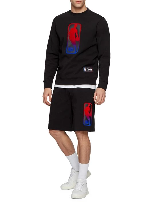 BOSS X NBA NBA Logo Sweatshirt For Men 4 BOSS X NBA NBA Logo Sweatshirt For Men - Image 2