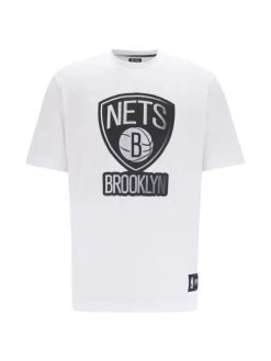 BOSS X NBA Nets Logo Jersey T-Shirt For Men